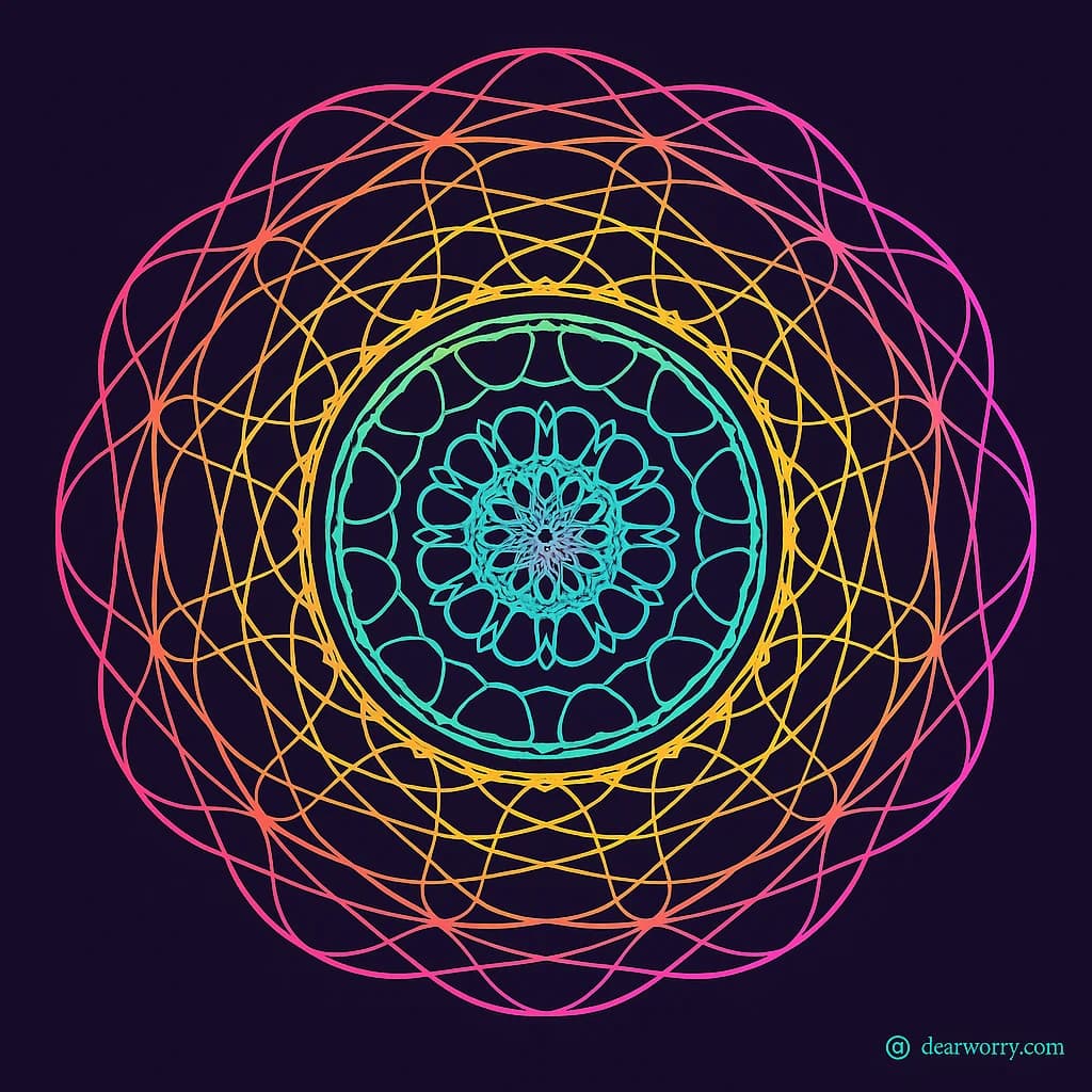 Beautiful Mandala Creation Example